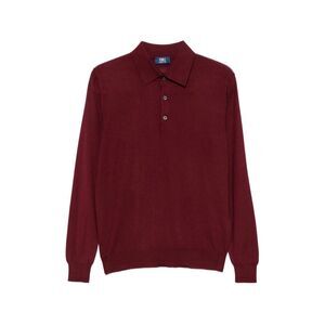 Fedeli Red Polo Shirts Men